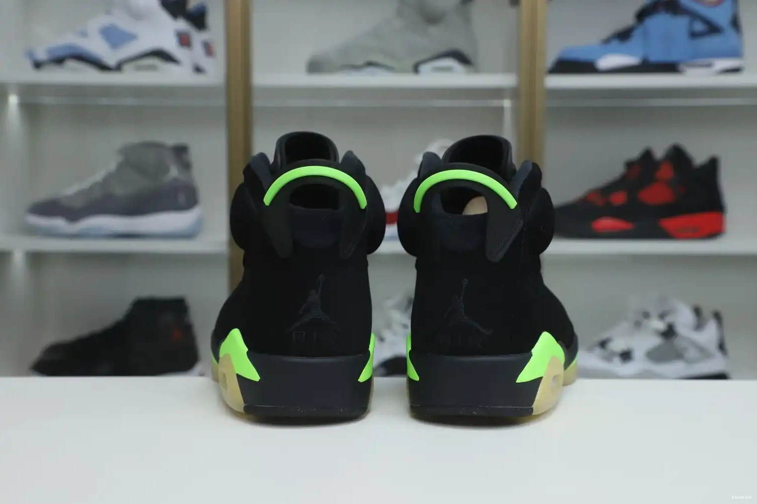 6 RETRO JORDAN GREEN' Kimikick AIR 'ELECTRIC 0619